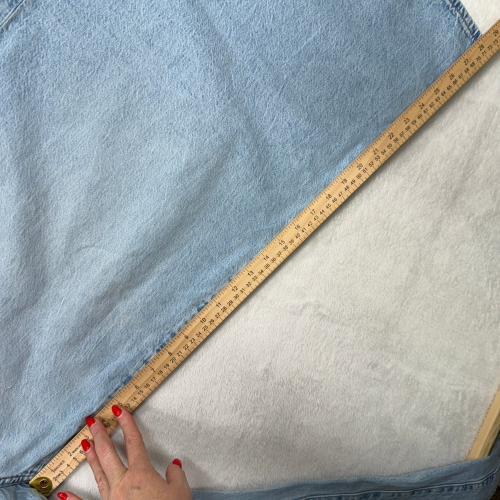 American Eagle 14 AE Dreamy Drape Strigid A-Line Fit Jeans Grunge Punk Festival - Picture 14 of 16